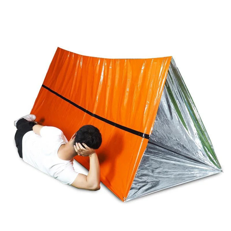 Notfall Tube Zelt für 2 Personen – Wasserdicht – clever-campen Ansicht 6