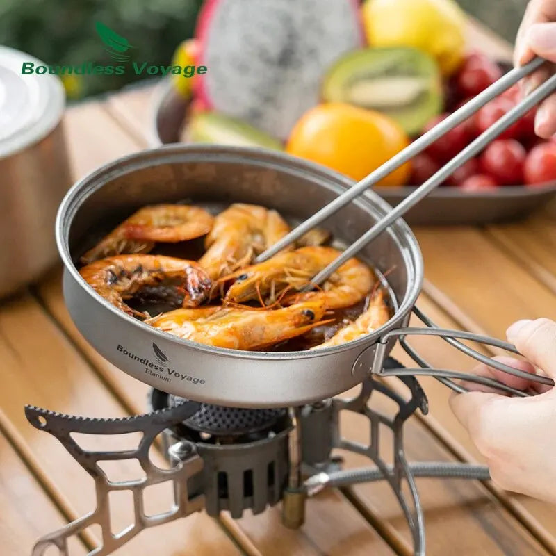Titanium Kochtopf mit Pfanne Set für Camping – clever-campen Ansicht 6