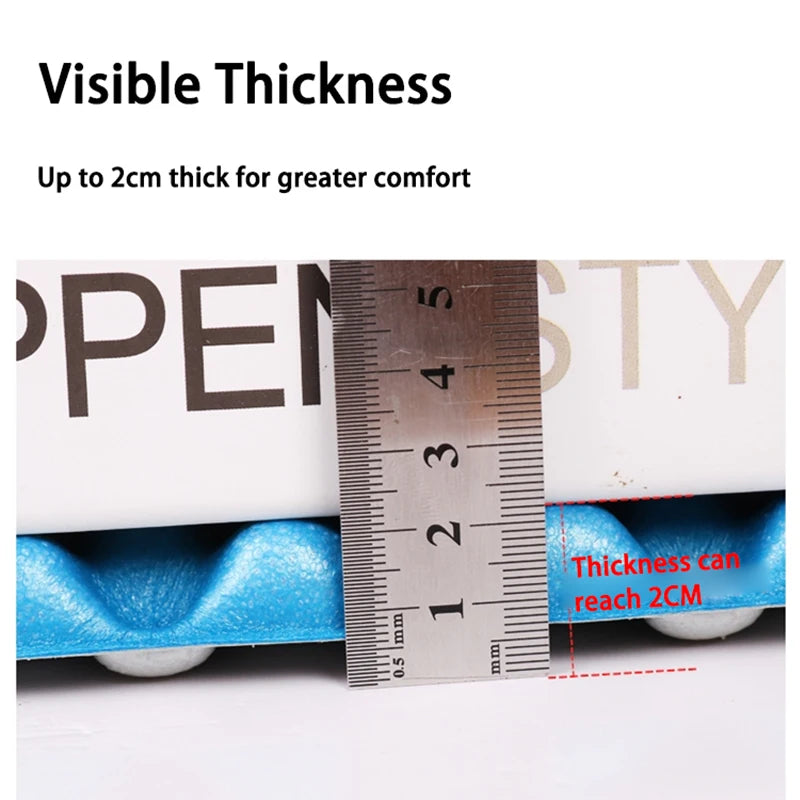 Leichte faltbare Isomatte mit Eierschalen-Design – clever-campen Ansicht 3