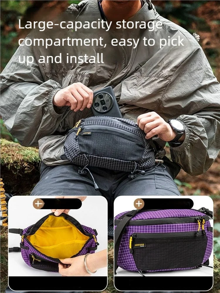 HIKEMAN Wasserdichte Tactical Hüfttasche für Wanderungen – clever-campen Ansicht 4