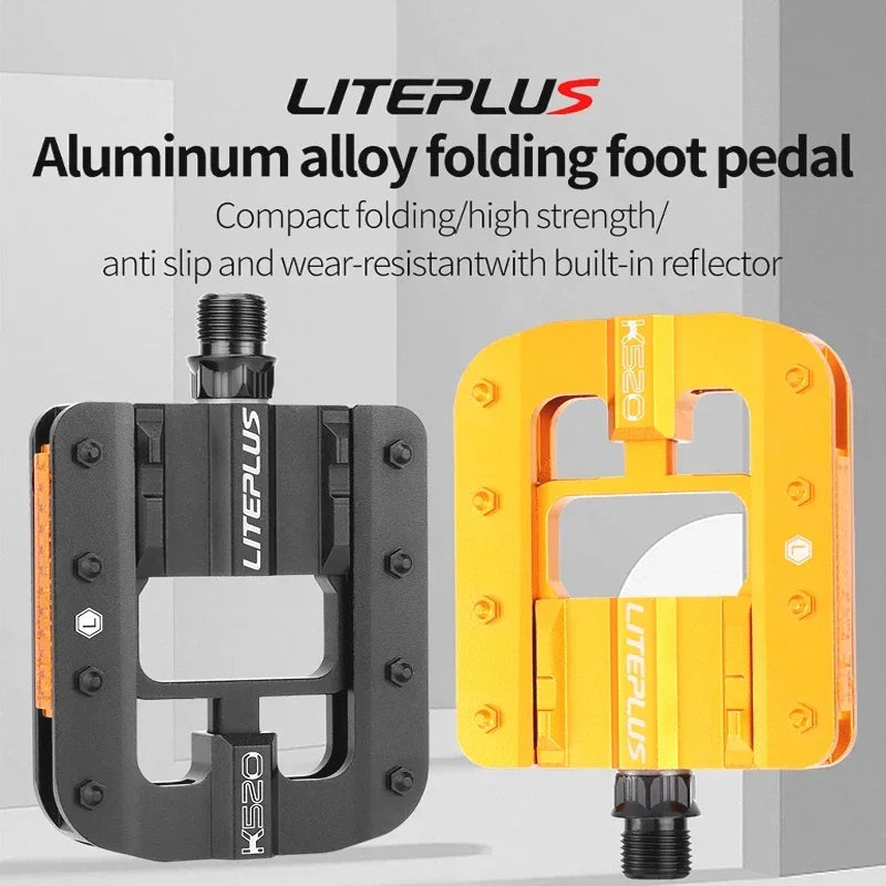 Liteplus Faltbare Fahrradpedale aus Aluminium – clever-campen Ansicht 3