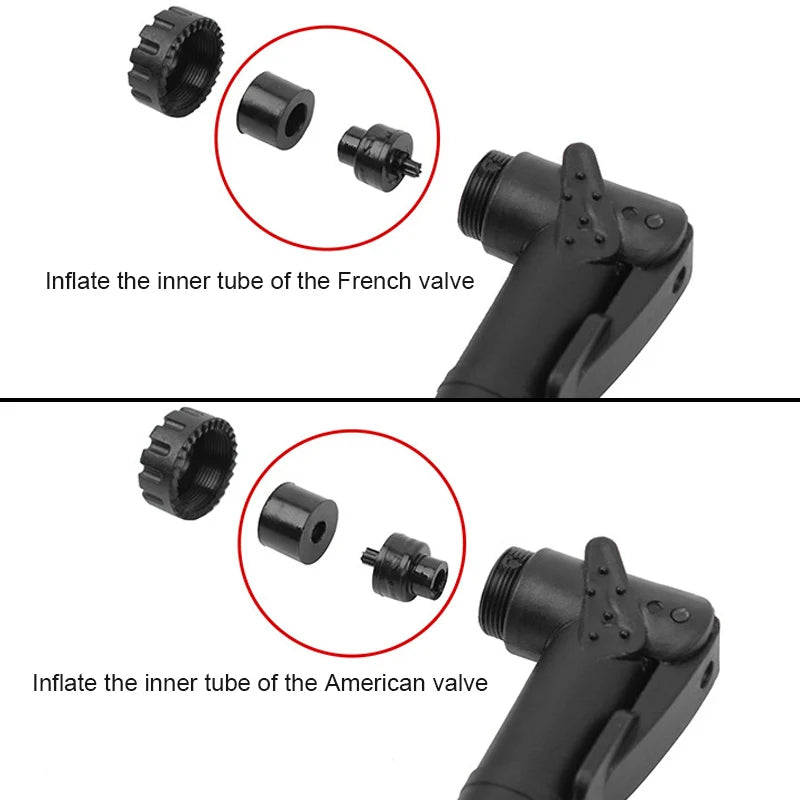 Mini Fahrradpumpe Handpumpe für Reifen und Bälle – clever-campen Ansicht 5