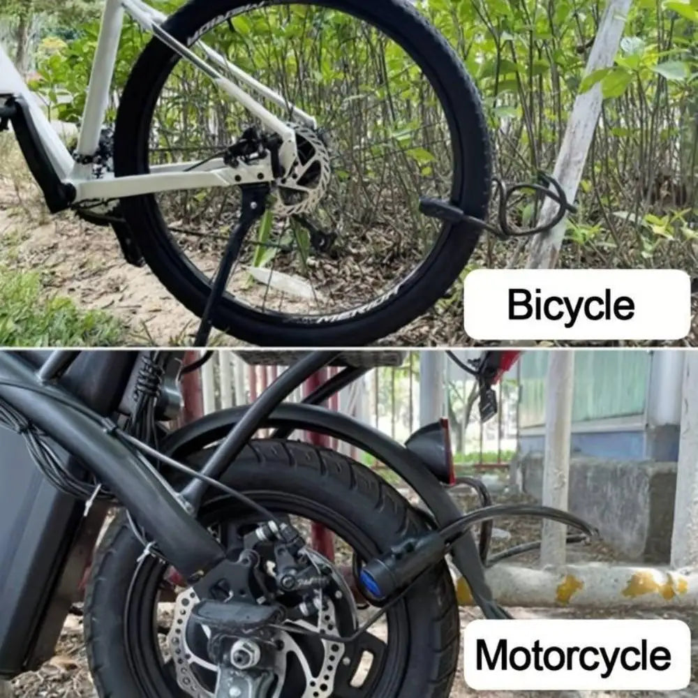Domen Fahrrad Anti-Diebstahl Ketten Schloss mit 2 Schlüsseln – clever-campen Ansicht 6