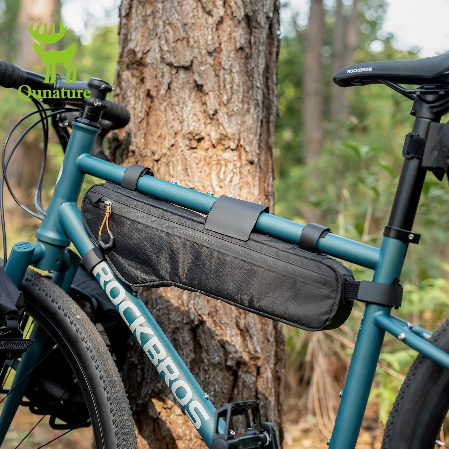 Wasserdichte Fahrradrahmentasche für Bikepacking – clever-campen Ansicht 2