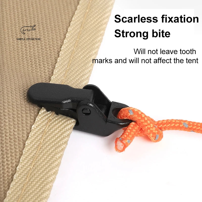 Stabile Zeltclips für Outdoor und Camping – clever-campen Ansicht 4