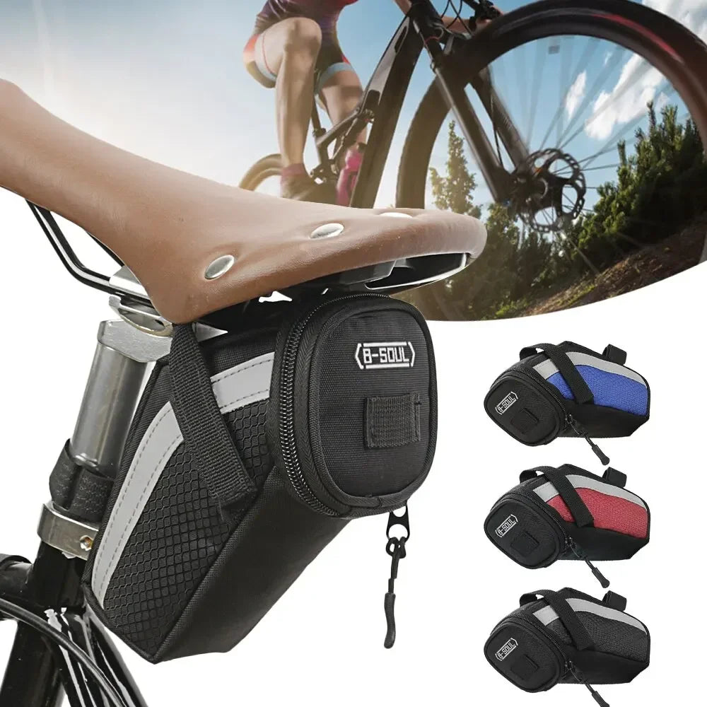 B-SOUL Fahrradsattel Tasche 1L Schwarz – clever-campen Ansicht 5
