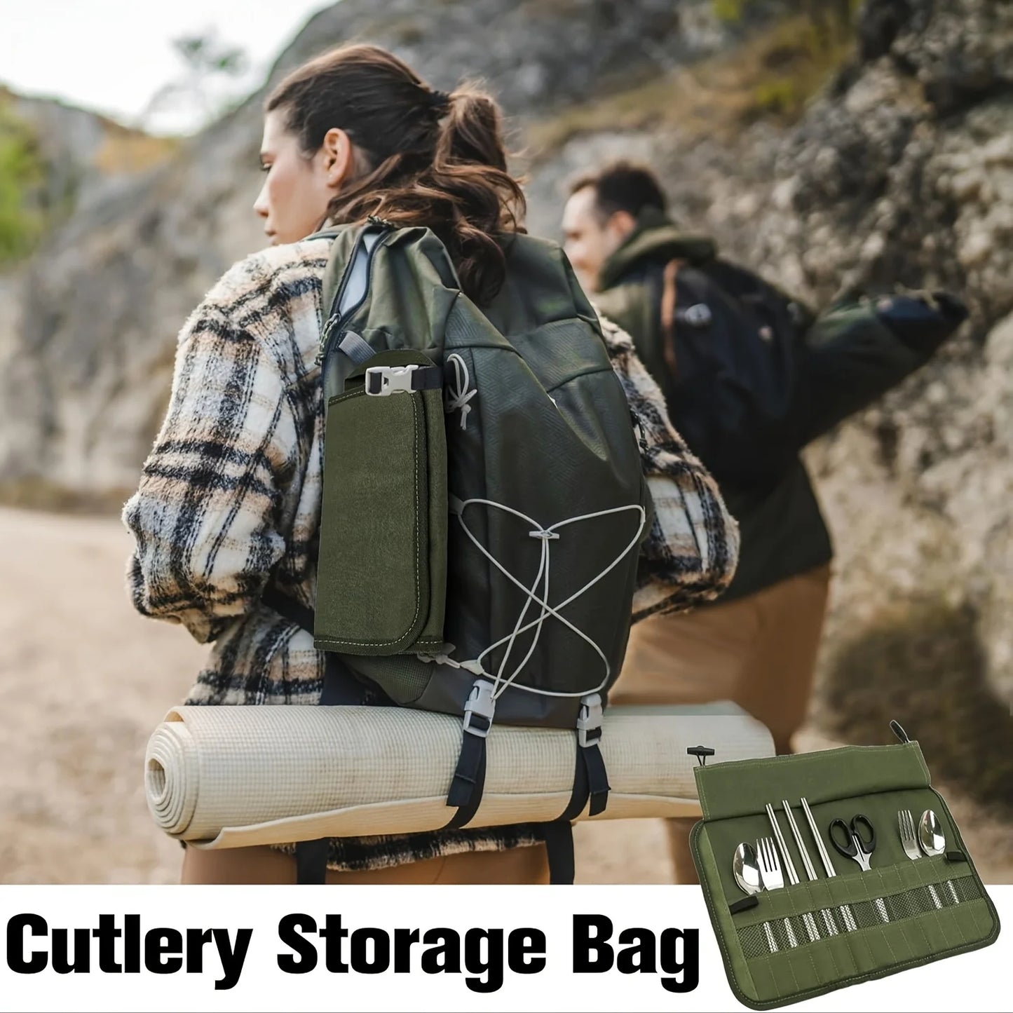 Praktische Bestecktasche für Camping und Outdoor – clever-campen Ansicht 4