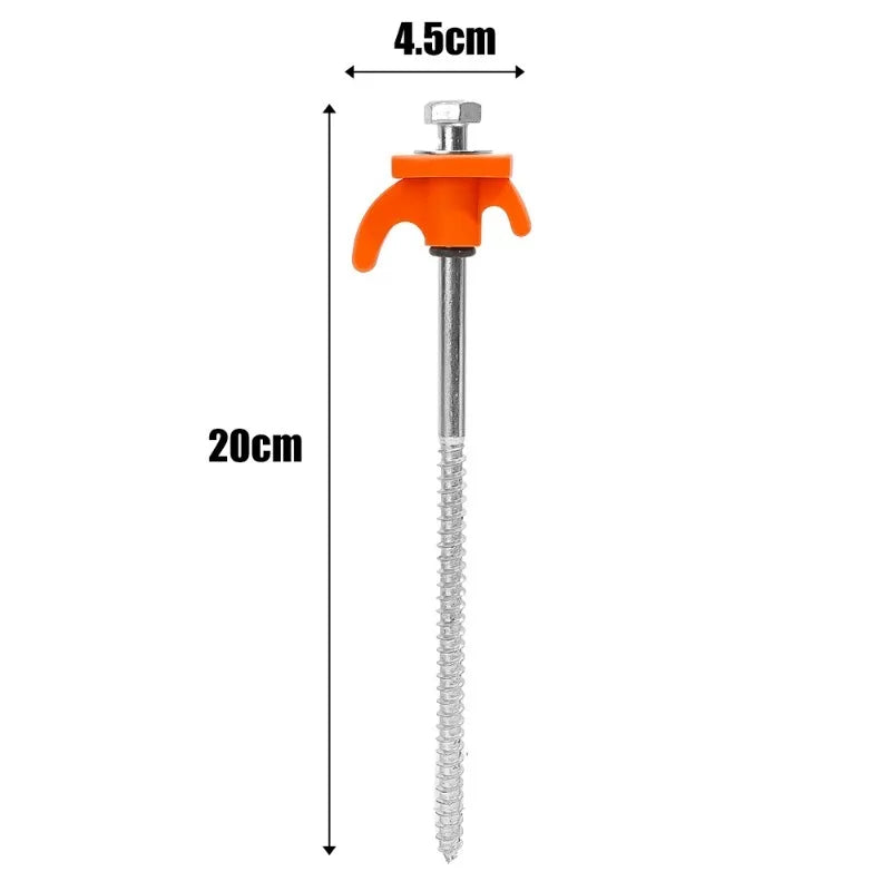 10er Set Schraubheringe für Zelte 20cm – clever-campen Ansicht 5