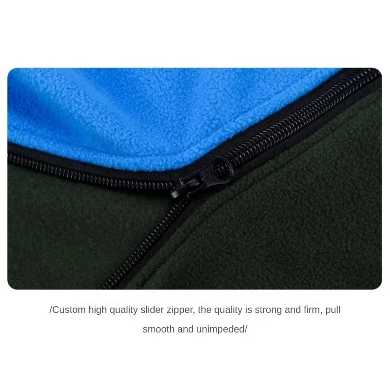 Ultraleichter Fleece Schlafsack für Camping und Reisen – clever-campen Ansicht 5