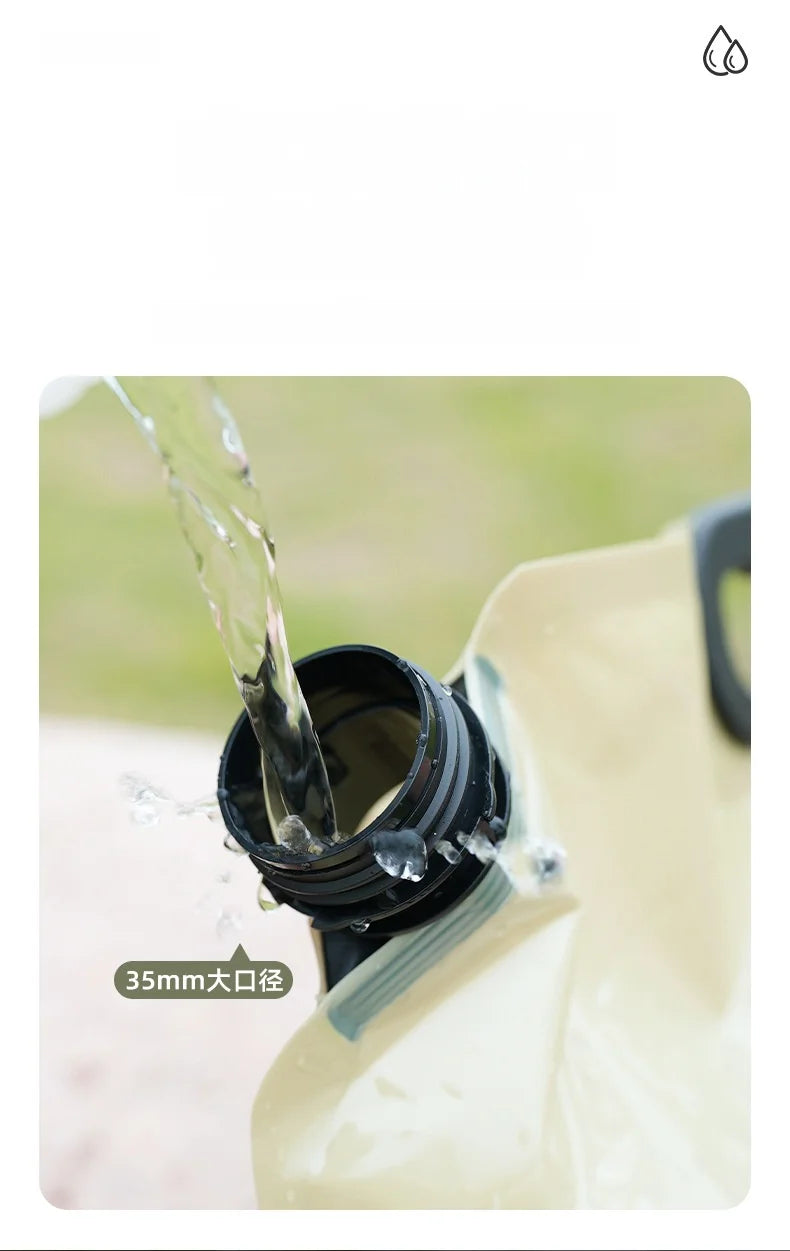 Wassersack 1.5L-3.0L für Outdoor & Camping – faltbar – clever-campen Ansicht 4