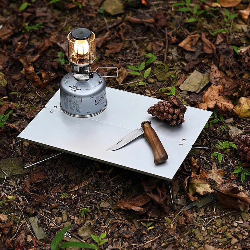 Ultraleichter faltbarer Campingtisch aus Aluminium – clever-campen Ansicht 5