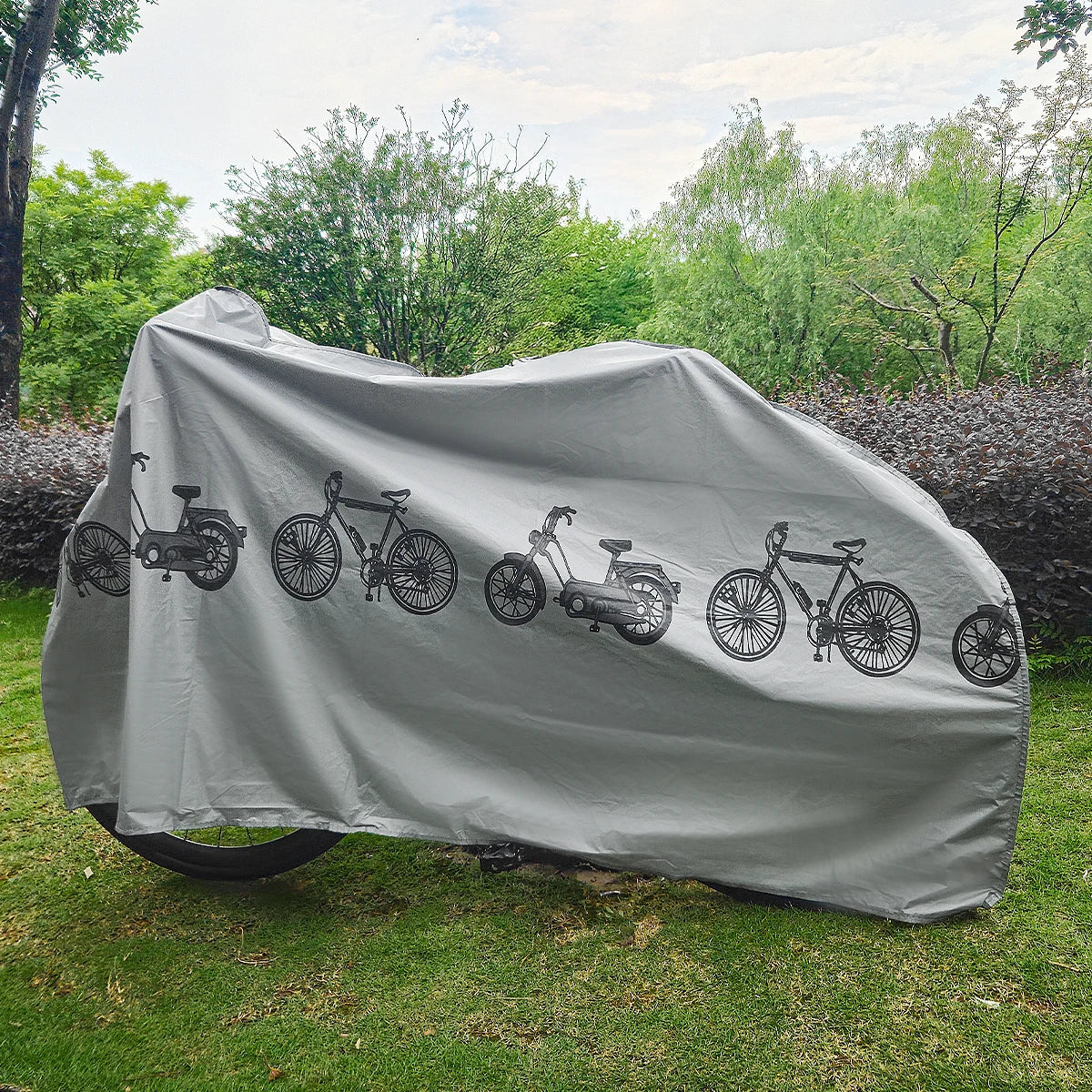 Allwetter Fahrradabdeckung – UV- und Frostschutz – clever-campen Ansicht 4
