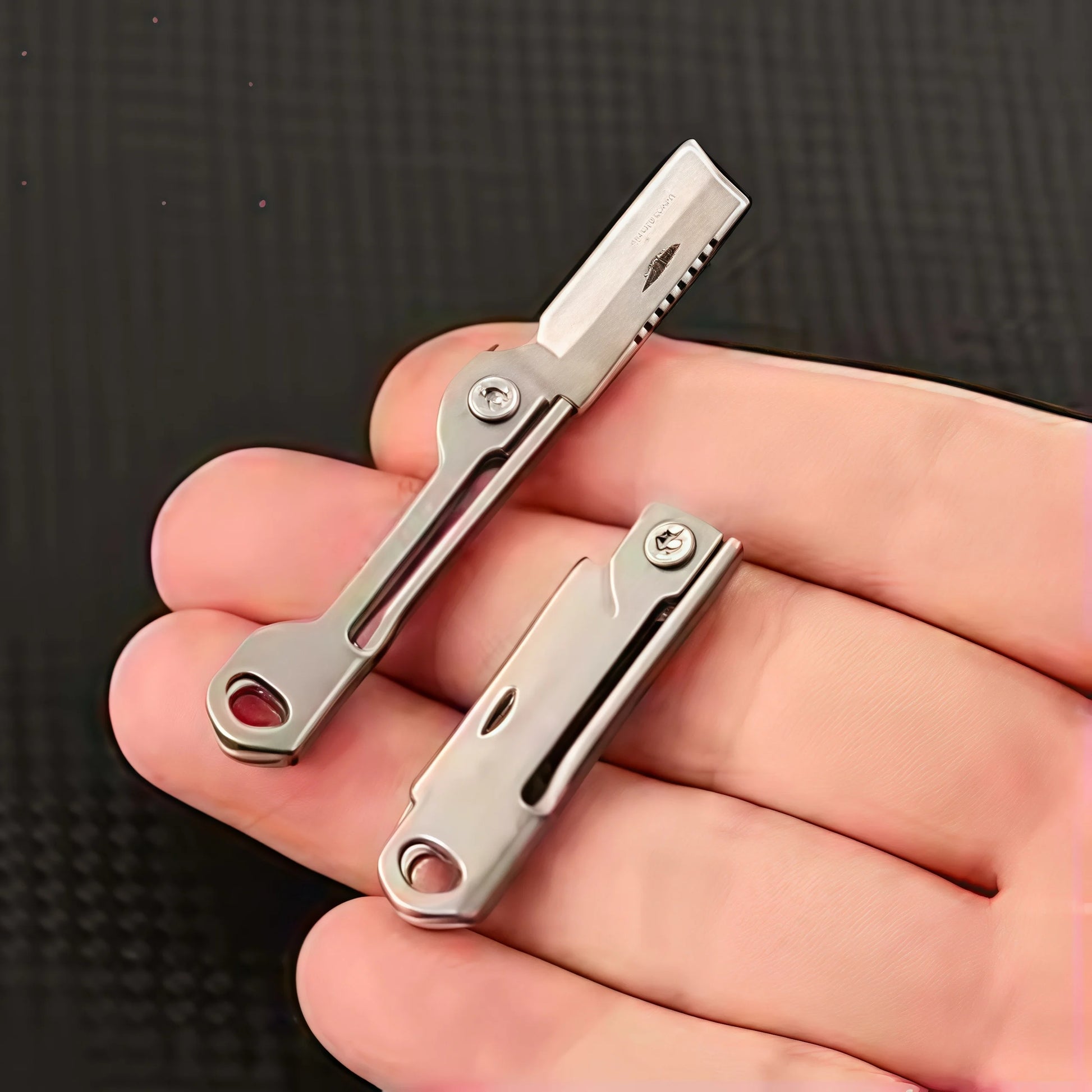 Edelstahl Mini Klappmesser – Multifunktionales – clever-campen Ansicht 3