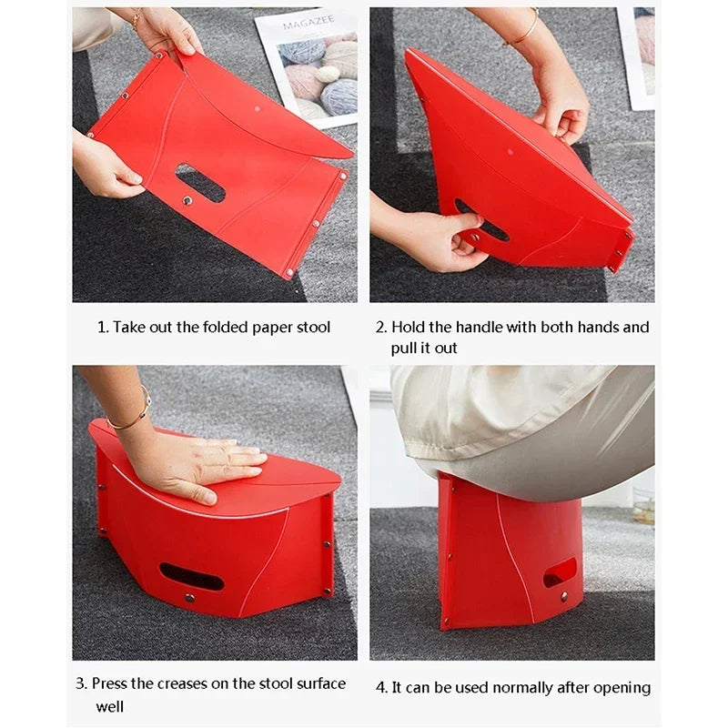 Leichter Klapphocker für Camping und Outdoor – faltbar – clever-campen Ansicht 5