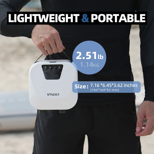 Elektrische Luftdruckpumpe für SUP-Board und Zelte – clever-campen Ansicht 2