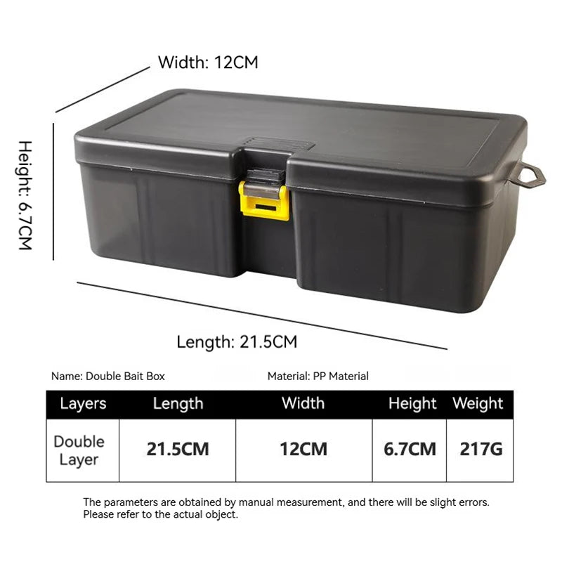 Wasserdichte Angelbox aus Kunststoff mit doppelter Schicht – clever-campen Ansicht 3