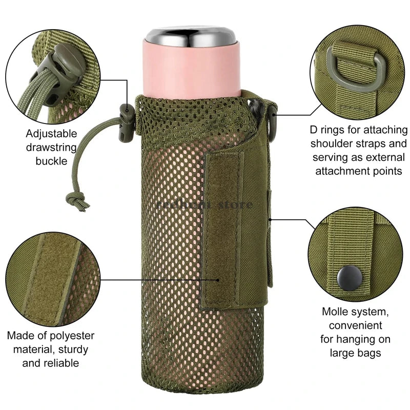 Taktische Trinkflasche Tasche Molle Halterung – clever-campen Ansicht 4