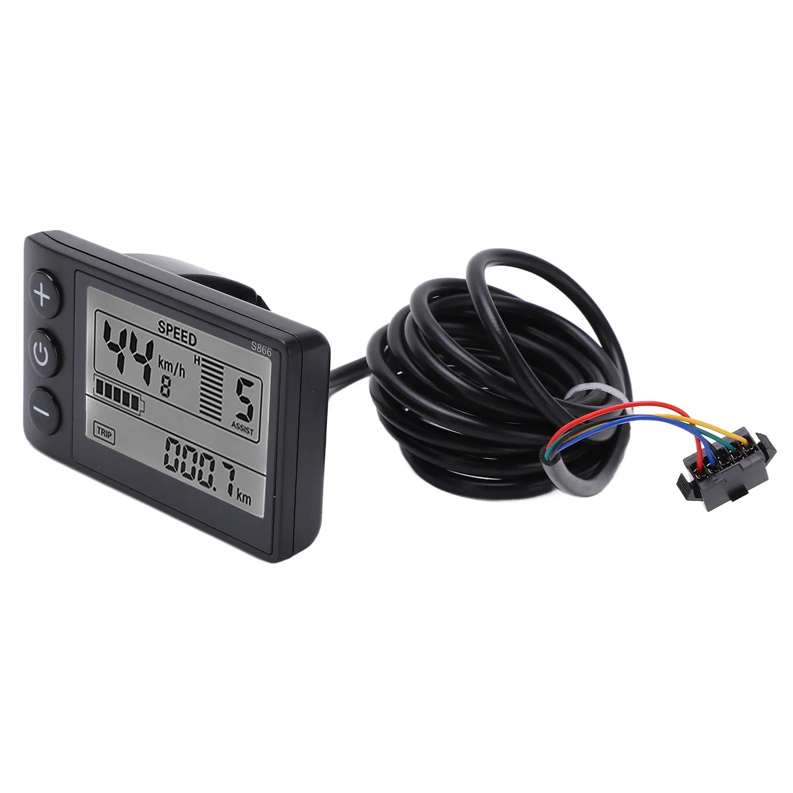 S866 LCD Display für E-Bike und Scooter 24V 36V 48V – clever-campen Ansicht 5