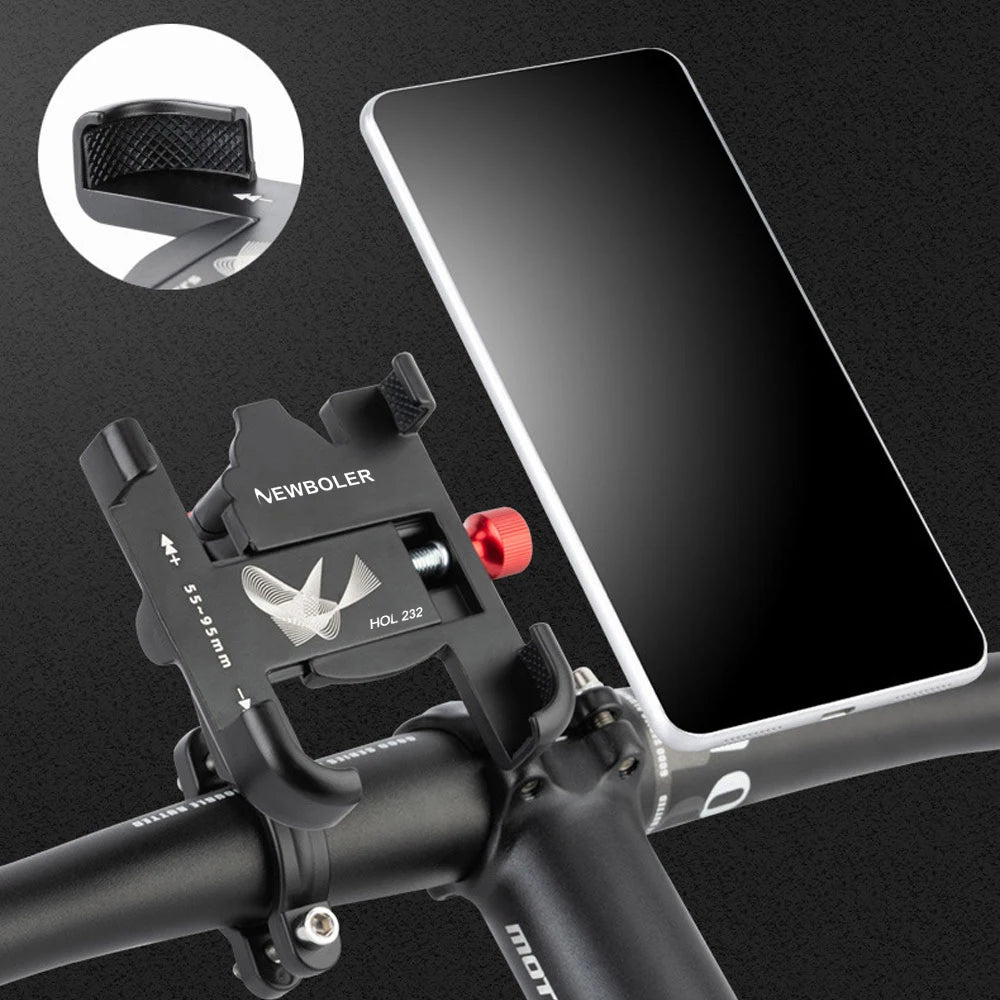 MTB Handy Halterung 360° drehbar Aluminium Fahrrad Zubehör – clever-campen Ansicht 6