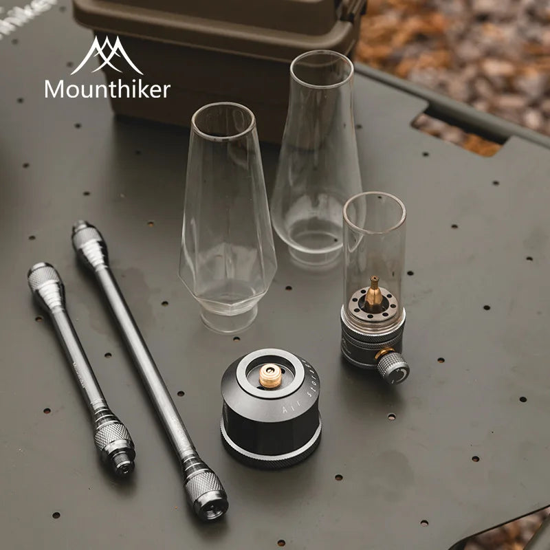 Kompakte Camping Gaslampe mit Glasbehälter – clever-campen Ansicht 3