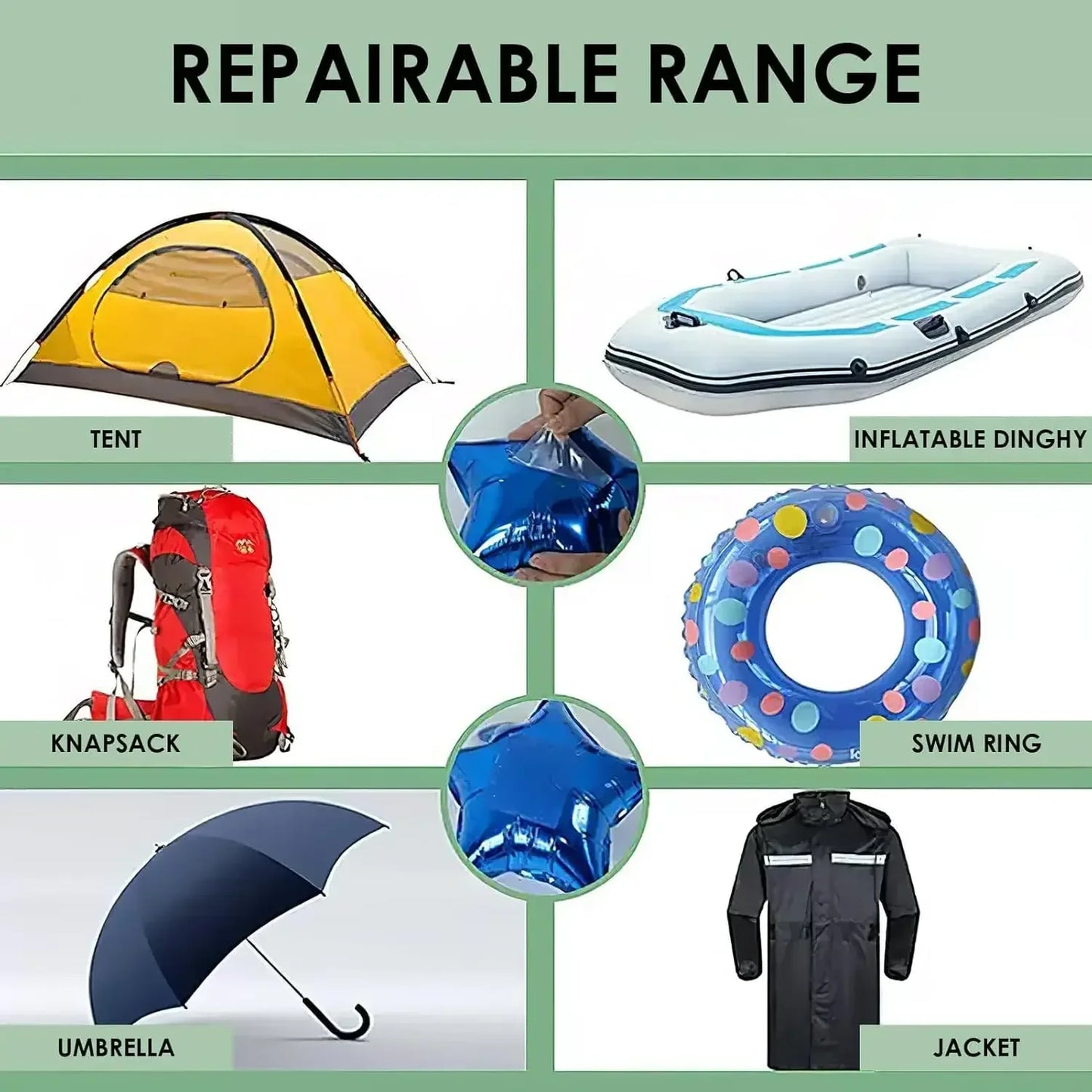 Wasserdichtes Reparaturband für Luftmatratzen und Zelte – clever-campen Ansicht 6