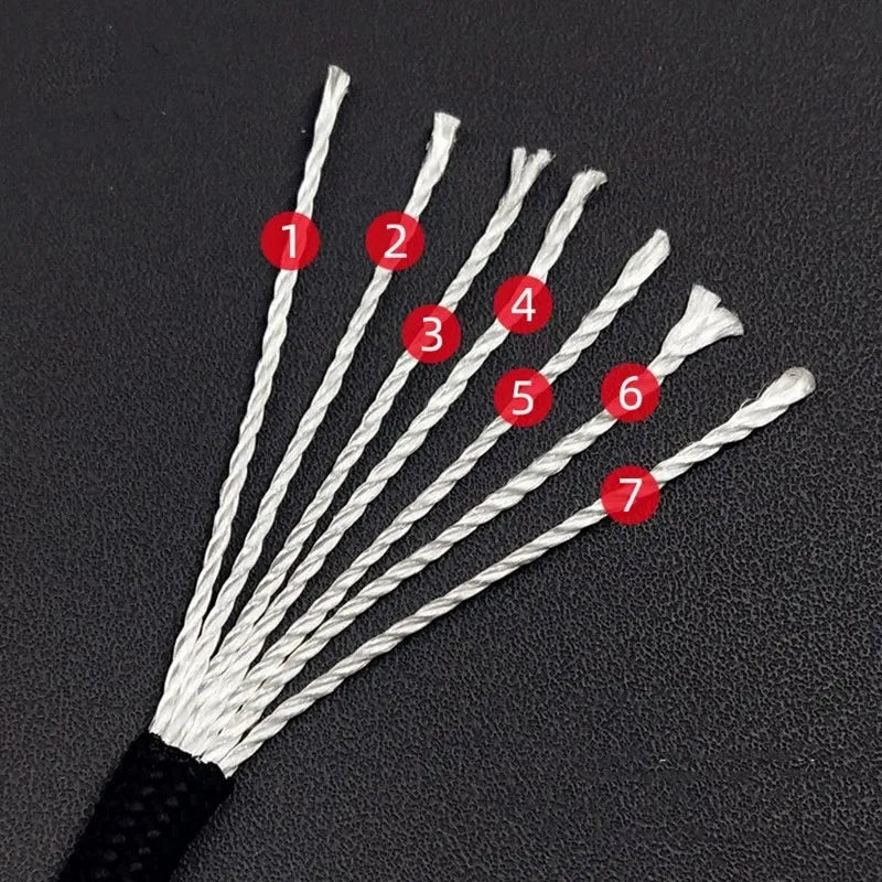 550 Paracord Seil 4mm – 7 Kernstränge für Outdoor & Survival – clever-campen Ansicht 2