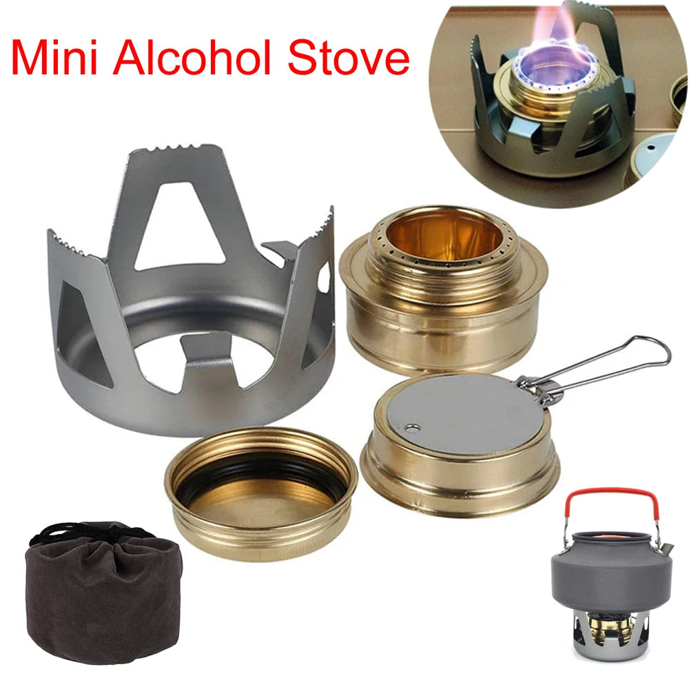 Campingkocher Mini Alkoholbrenner mit verstellbarer – clever-campen Ansicht 2