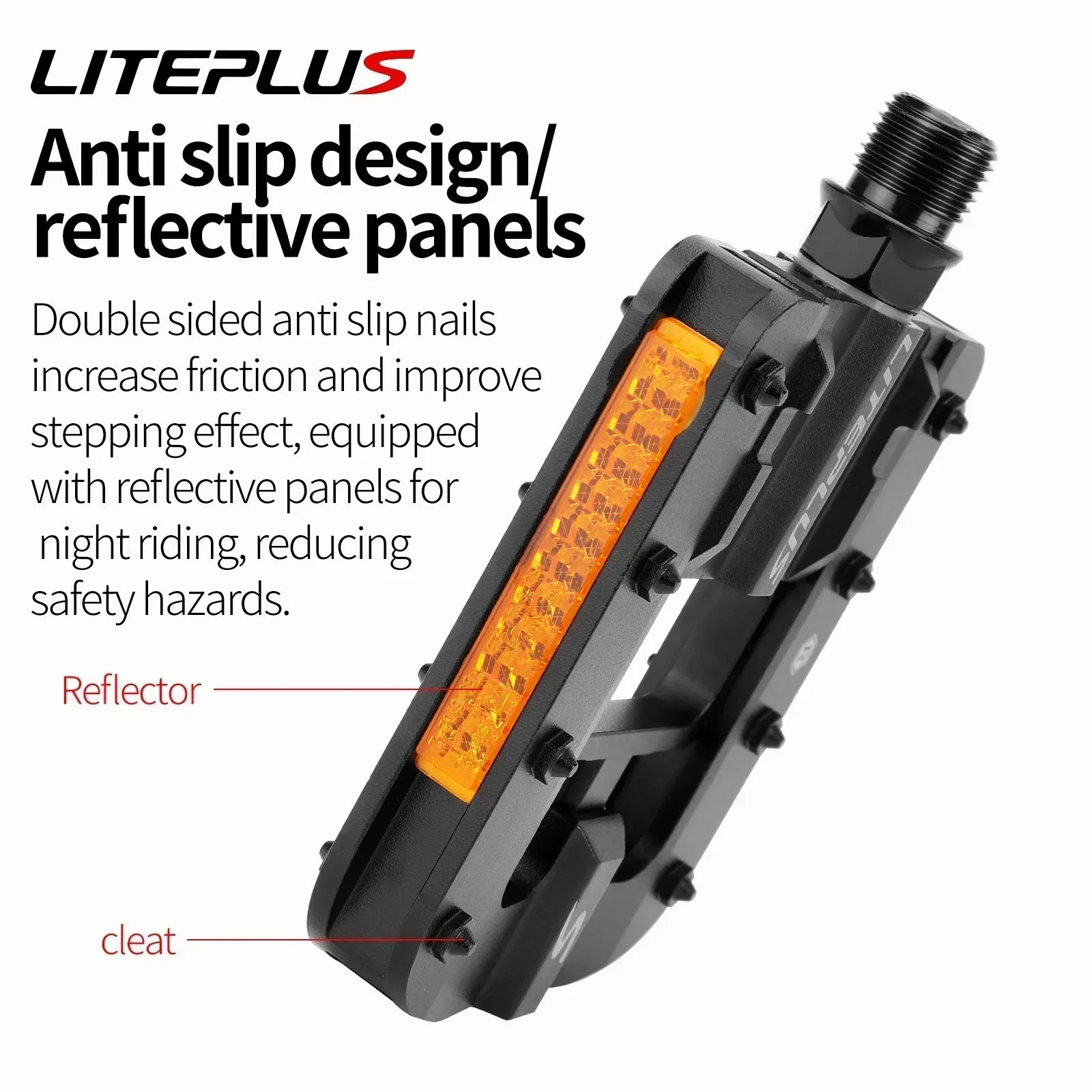 Liteplus Faltbare Fahrradpedale aus Aluminium – clever-campen Ansicht 5