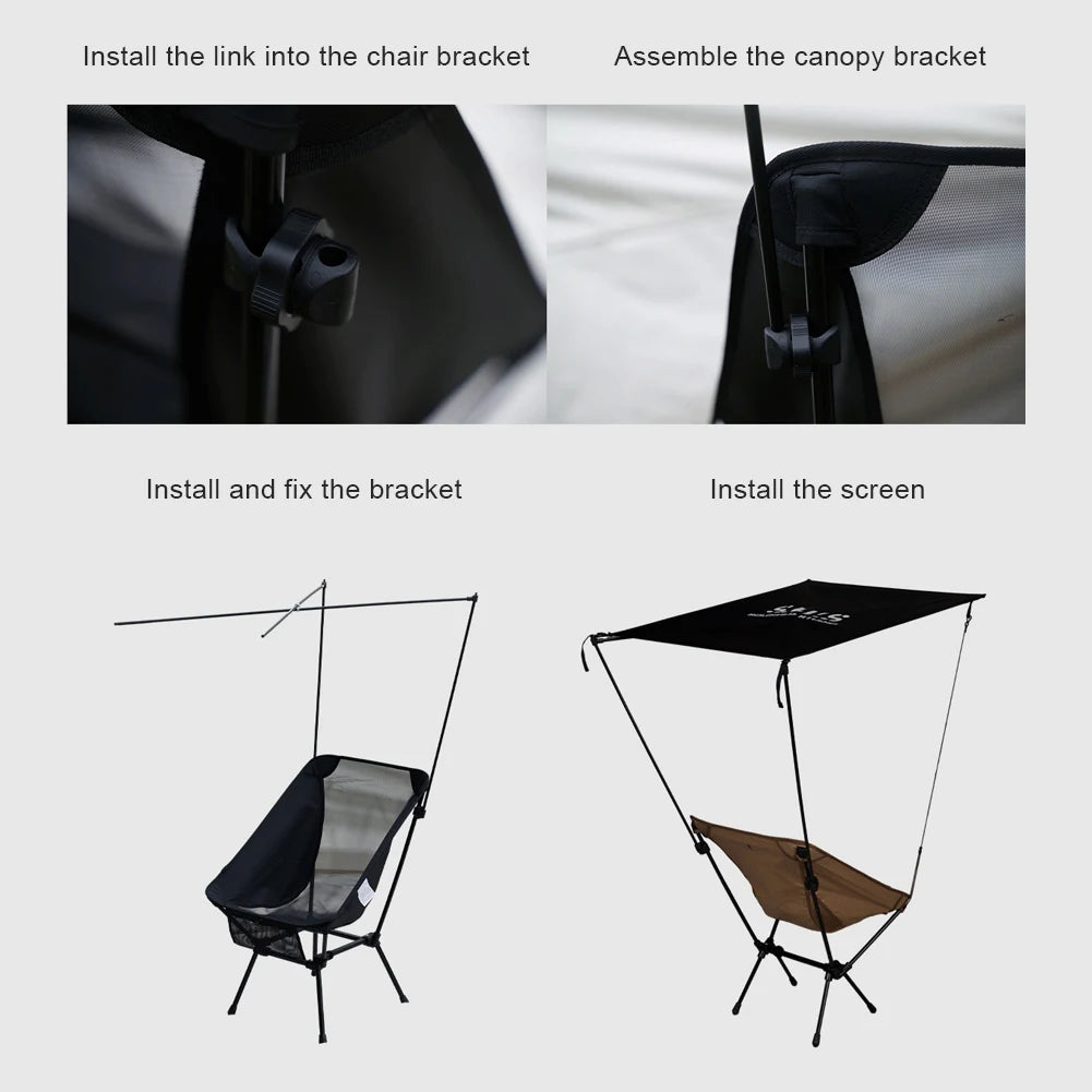 Schattensitz für Camping und Angeln – clever-campen Ansicht 5