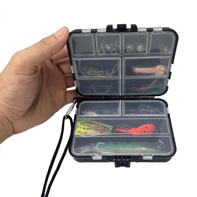 Doppelseitige Angelzubehör Aufbewahrungsbox – clever-campen Ansicht 6