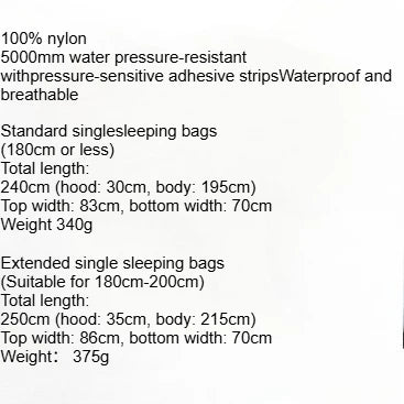 Wasserdichter Bivvy Tasche Schlafsack für Camping – clever-campen Ansicht 4
