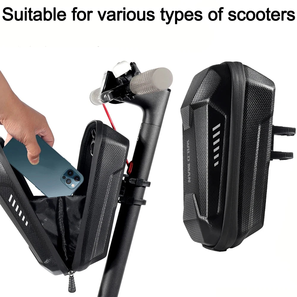 Wasserdichte Fronttasche für E-Scooter – Grosses Volumen – clever-campen Ansicht 2