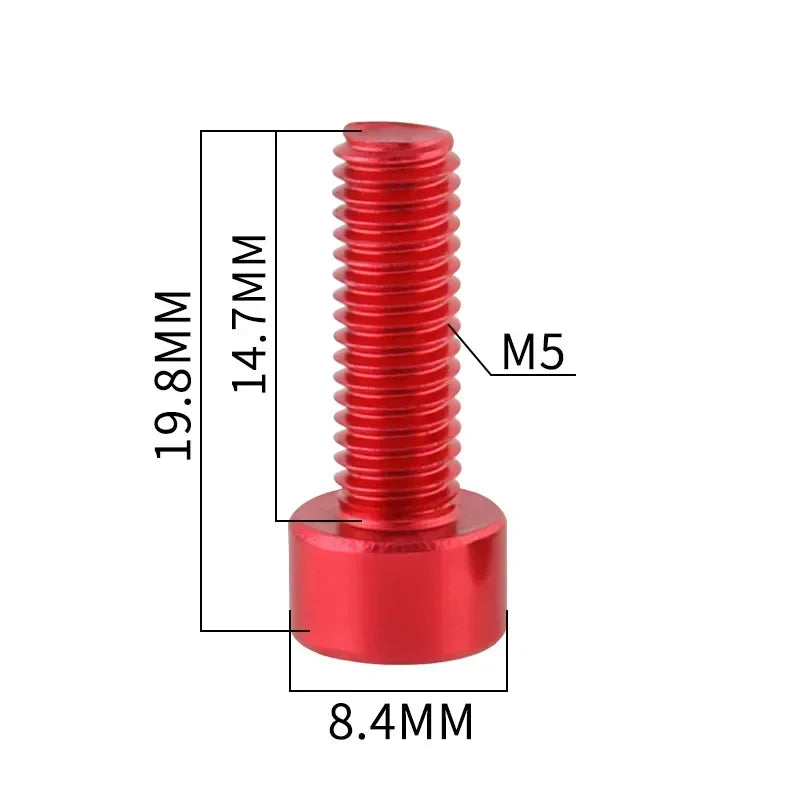 4 Stück Wasserflaschen Halter Schrauben Set Aluminium – clever-campen Ansicht 4