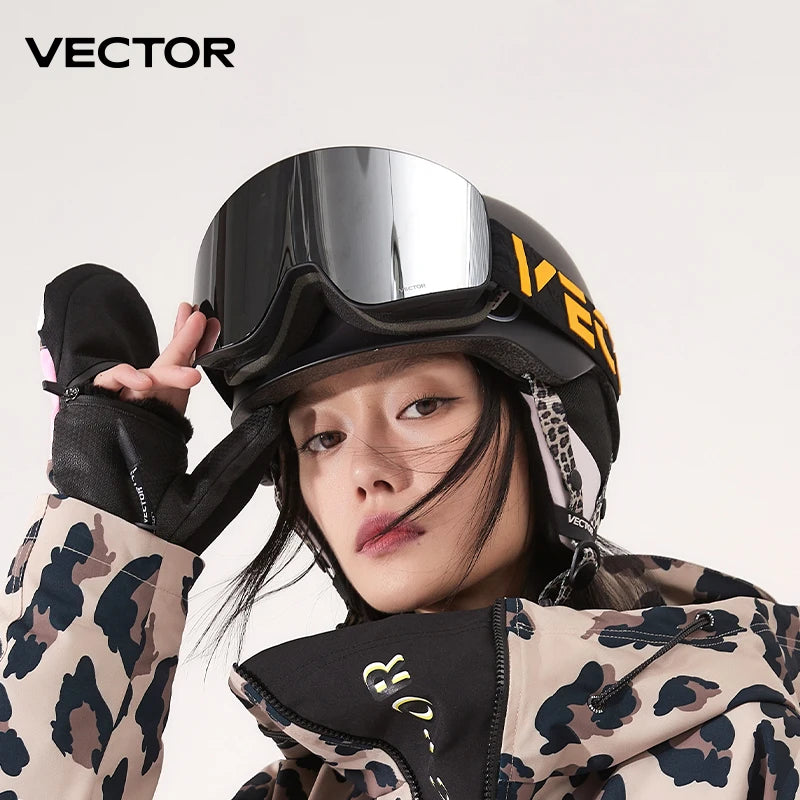 VECTOR Doppel-Lagen Anti-Beschlag Ski-Goggles UV400 – clever-campen Ansicht 3