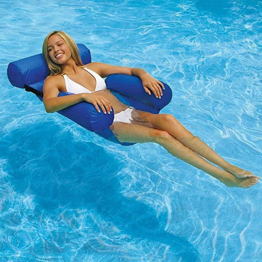 Aufblasbare Wasser-Hängematte für Pool und Strand – clever-campen Ansicht 2