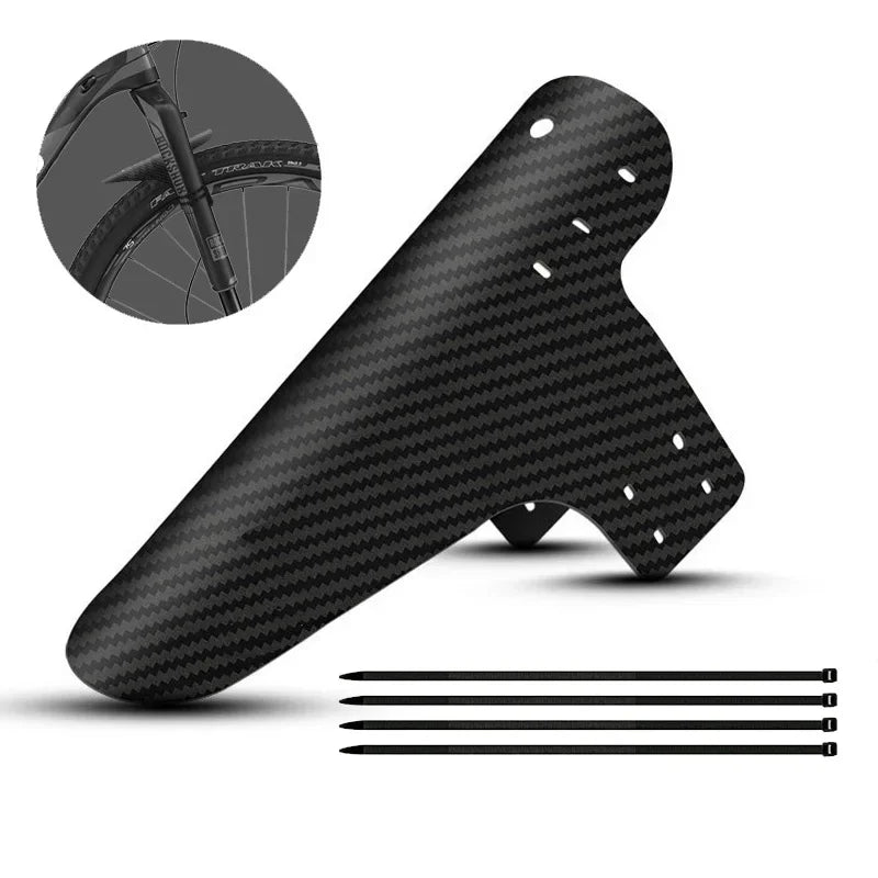 Fahrrad Mudguard Carbon-Optik für Vorder- und Hinterrad – clever-campen Ansicht 2