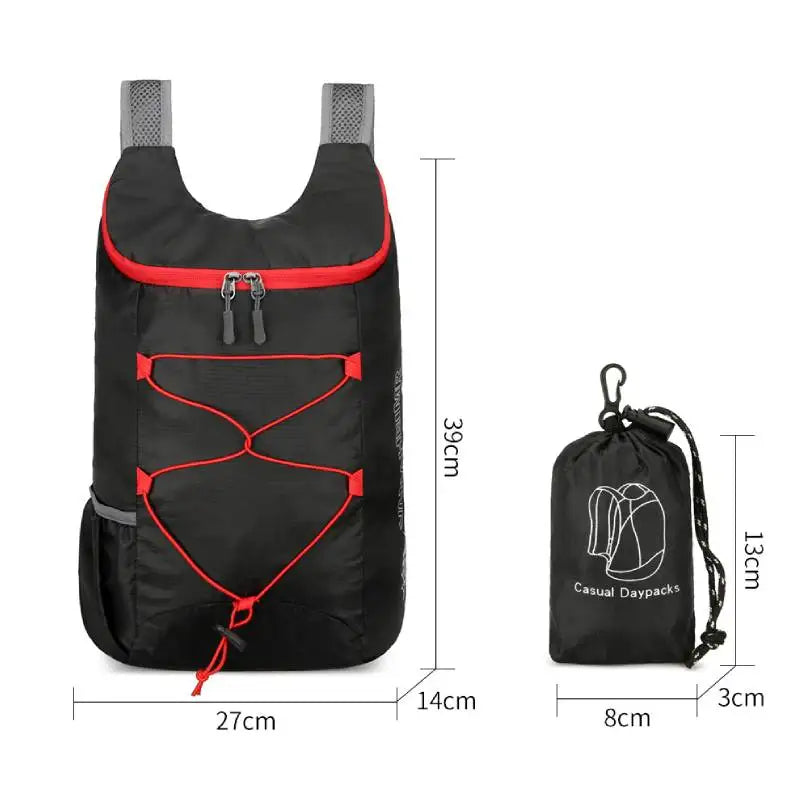 Faltbare Outdoor-Tasche aus Nylon – clever-campen Ansicht 3