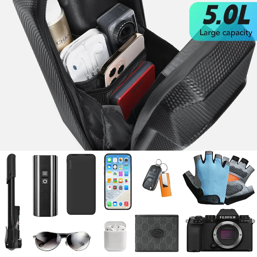 Wasserfeste Lenkertasche für E-Scooter 3L/5L – clever-campen Ansicht 5