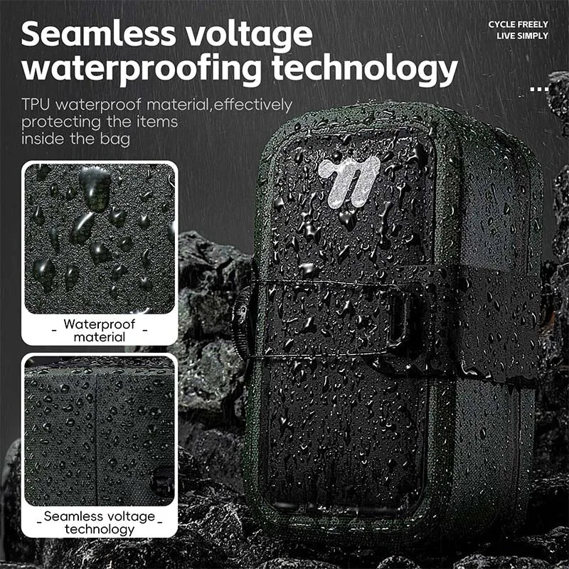 West Biking Mini Fahrrad Satteltasche 0.5L – clever-campen Ansicht 3