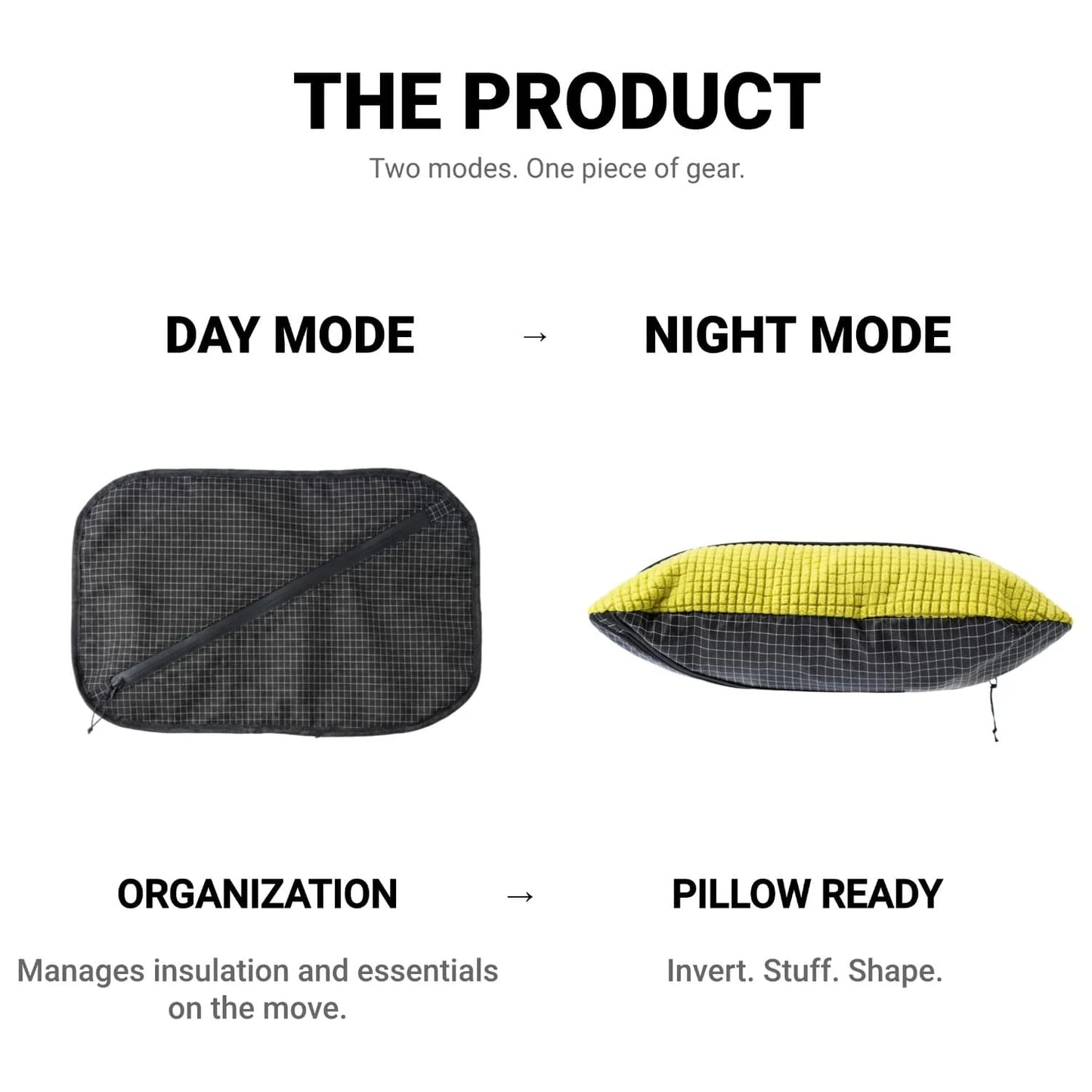 HODR Stuff Sack Kissen 2-in-1 Ultraleicht für Camping – clever-campen Ansicht 6
