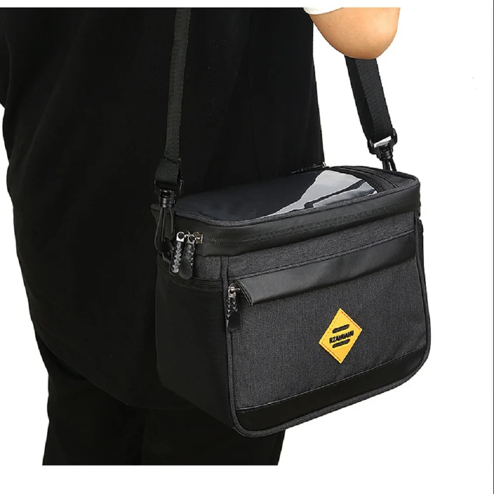 Wasserdichte Fahrradlenkertasche mit mehreren Fächern – clever-campen Ansicht 5