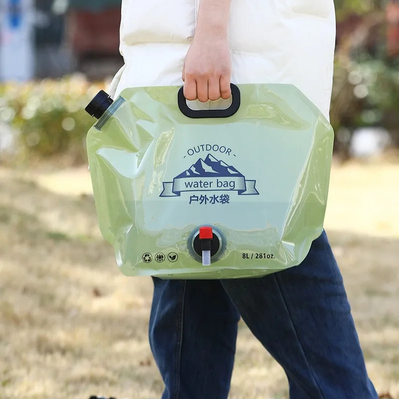 Faltbare Wasserlagerungstasche 8L für Outdoor & Camping – clever-campen Ansicht 2