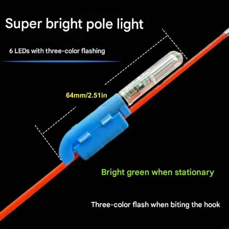 LED-Fischalarm für Angelruten – wasserdicht und leuchtend – clever-campen Ansicht 3
