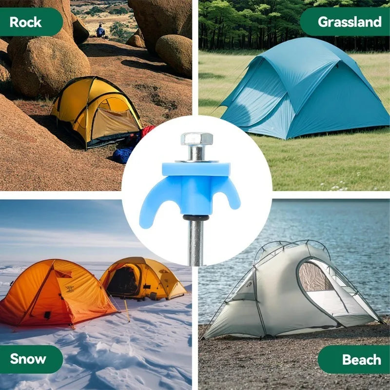 10er Set Schraubheringe für Zelte 20cm – clever-campen Ansicht 6