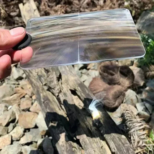 Fresnel-Lupe Feuerstarter für Outdoor & Camping – clever-campen Ansicht 2