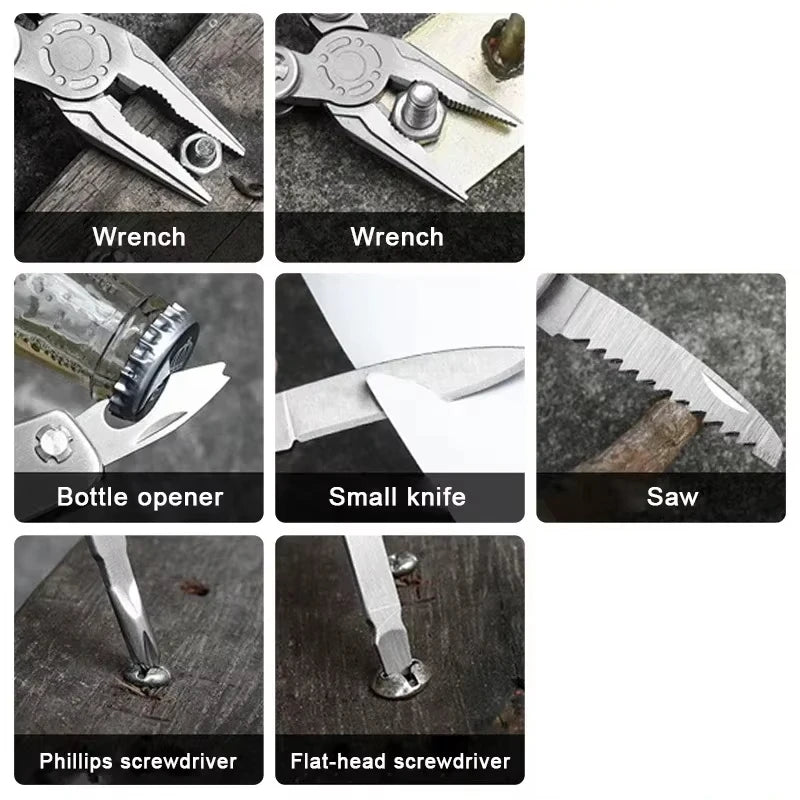 Mini Tragbar Camping Zangen-Multitool aus Edelstahl – clever-campen Ansicht 5