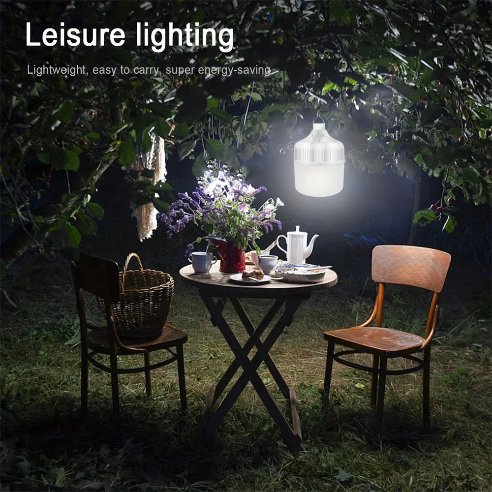 USB Wiederaufladbare LED Campinglampe – clever-campen Ansicht 3