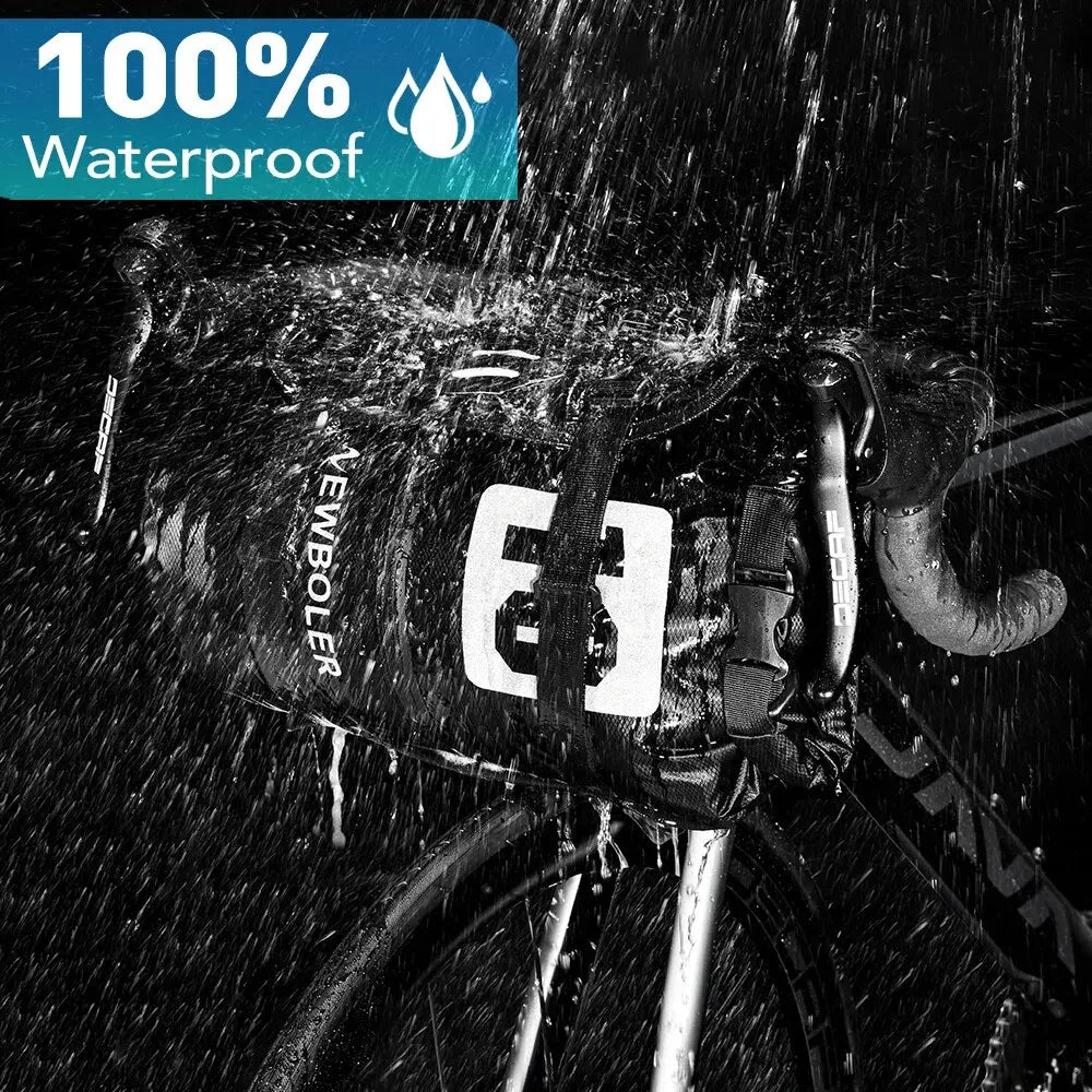 Wasserdichte Fahrradtasche für Lenker & Rahmen – clever-campen Ansicht 4