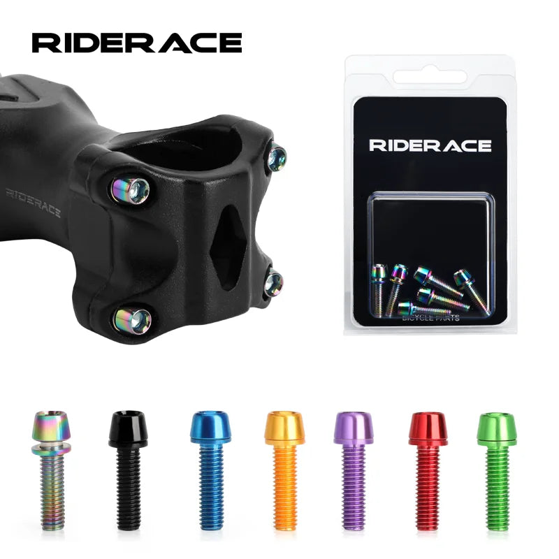 Bunte Titanbeschichtete M5*18MM Fahrradlenker Schrauben Set – clever-campen Ansicht 2