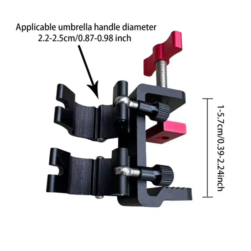 Sonnenschirm Halterung für Angelstühle – clever-campen Ansicht 5